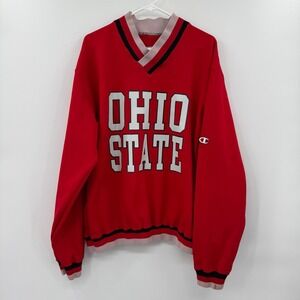 Vintage champion Ohio state buckeyes pullover nylon size xl
